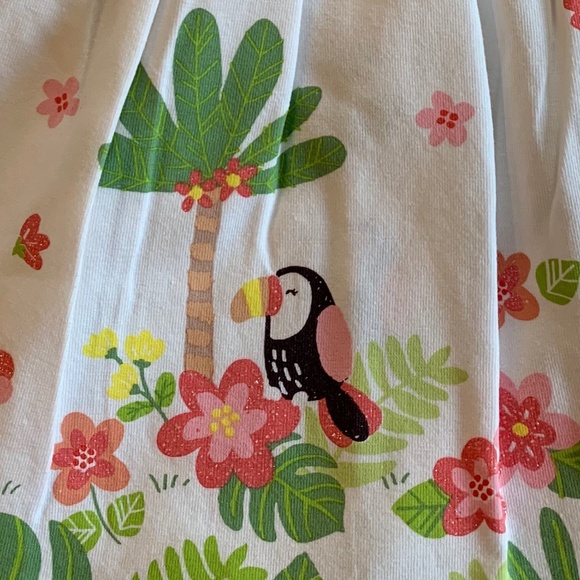 New Mayoral Baby Girl Jungle Print Knit Dress - Picture 2 of 3